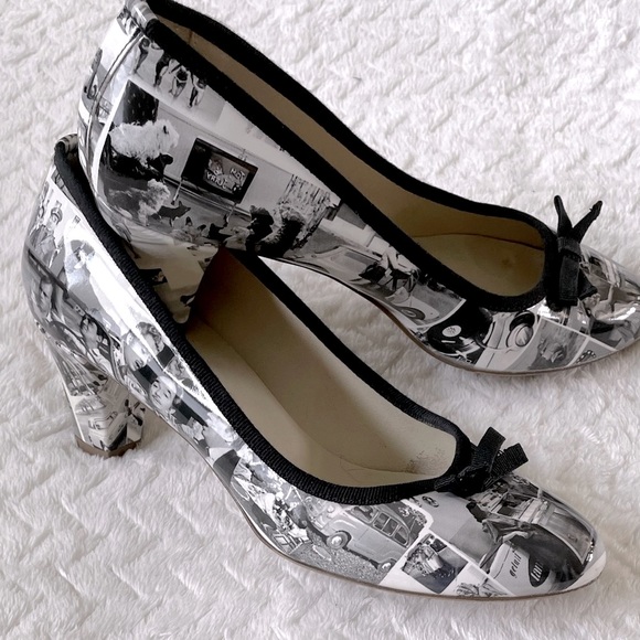 Patent 🖤🤍 Black and White Shoes size 8 - Picture 6 of 13